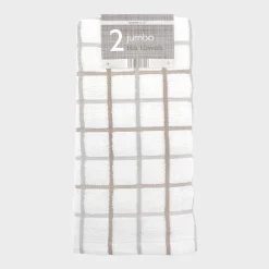 Fashion 2 Pack Jumbo Tea Towel Tea Towels