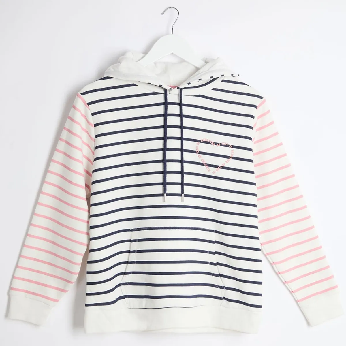 Best Petite Ex Store Ladies Multi Striped Hoody Women Hoodies & Sweatshirts