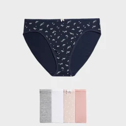 New 5pk High Leg Briefs Women Underwear