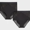 Best 2PK No VPL Ladies Body Full Brief Women Underwear