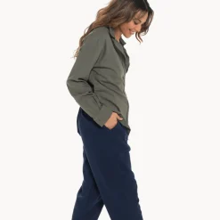 Best Relaxed Fit Linen Blend Shirt Women Linen | Tops