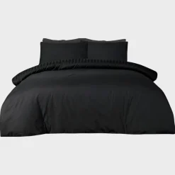 Hot Sleepdown Satin Stripe Single Duvet Set Duvet Cover Sets