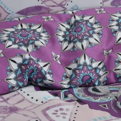 Clearance Sleepdown Elephant Purple Mandala Duvet Cover Duvet Cover Sets