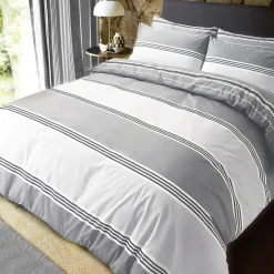 Hot Sleepdown Banded Stripe Duvet Cover Duvet Cover Sets