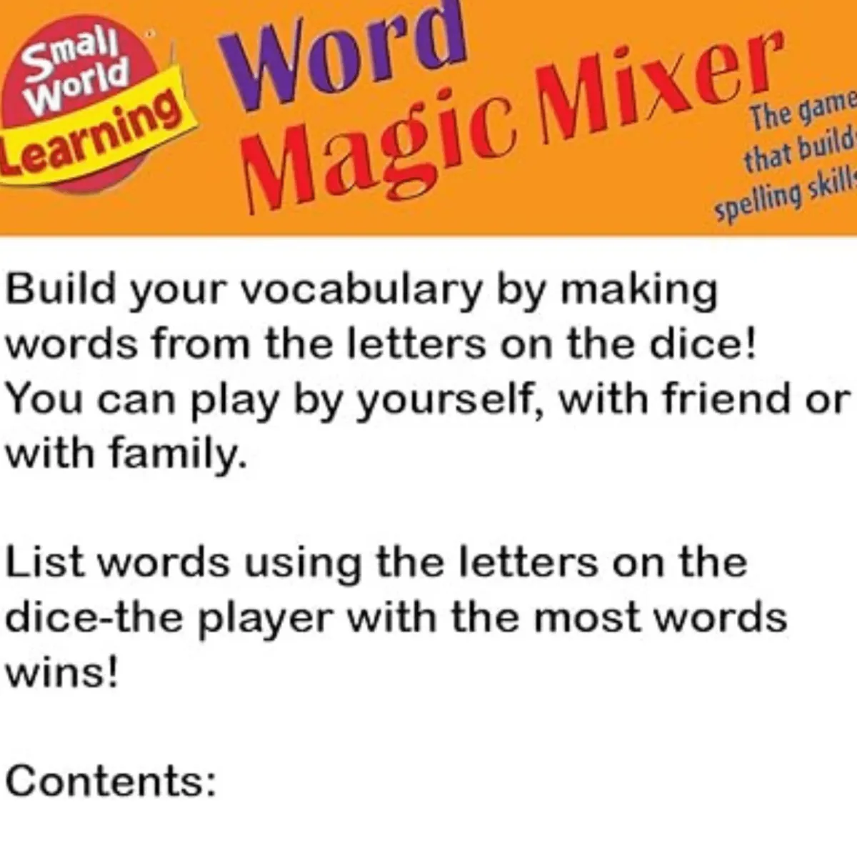 New Small World Magic Mixer Games