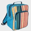 Outlet Textured Stripe Backpack Insulated Cooler Bags - 17 Litre Capacity Storage