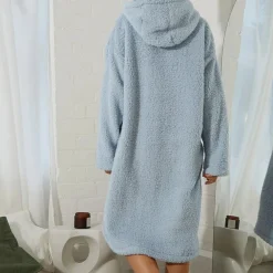 Clearance Threadbare Borg Longline Loungewear Hoodie Women Hoodies & Sweatshirts