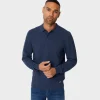 Clearance Threadbare Mens Denim Blue Polo Jumper Knitwear