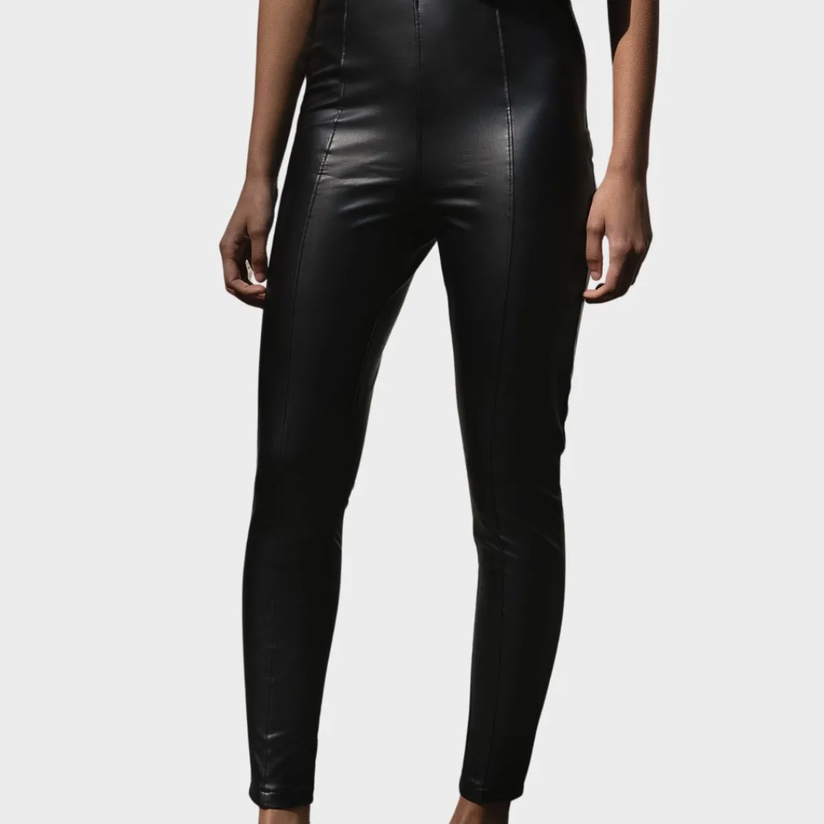 Hot Threadbare PU Legging Women Joggers & Leggings