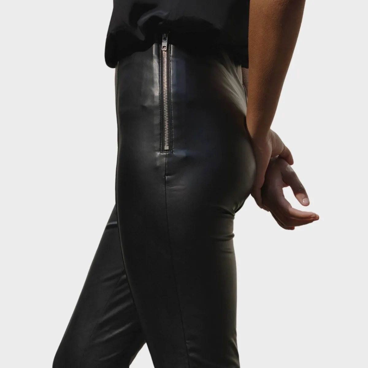 Hot Threadbare PU Legging Women Joggers & Leggings