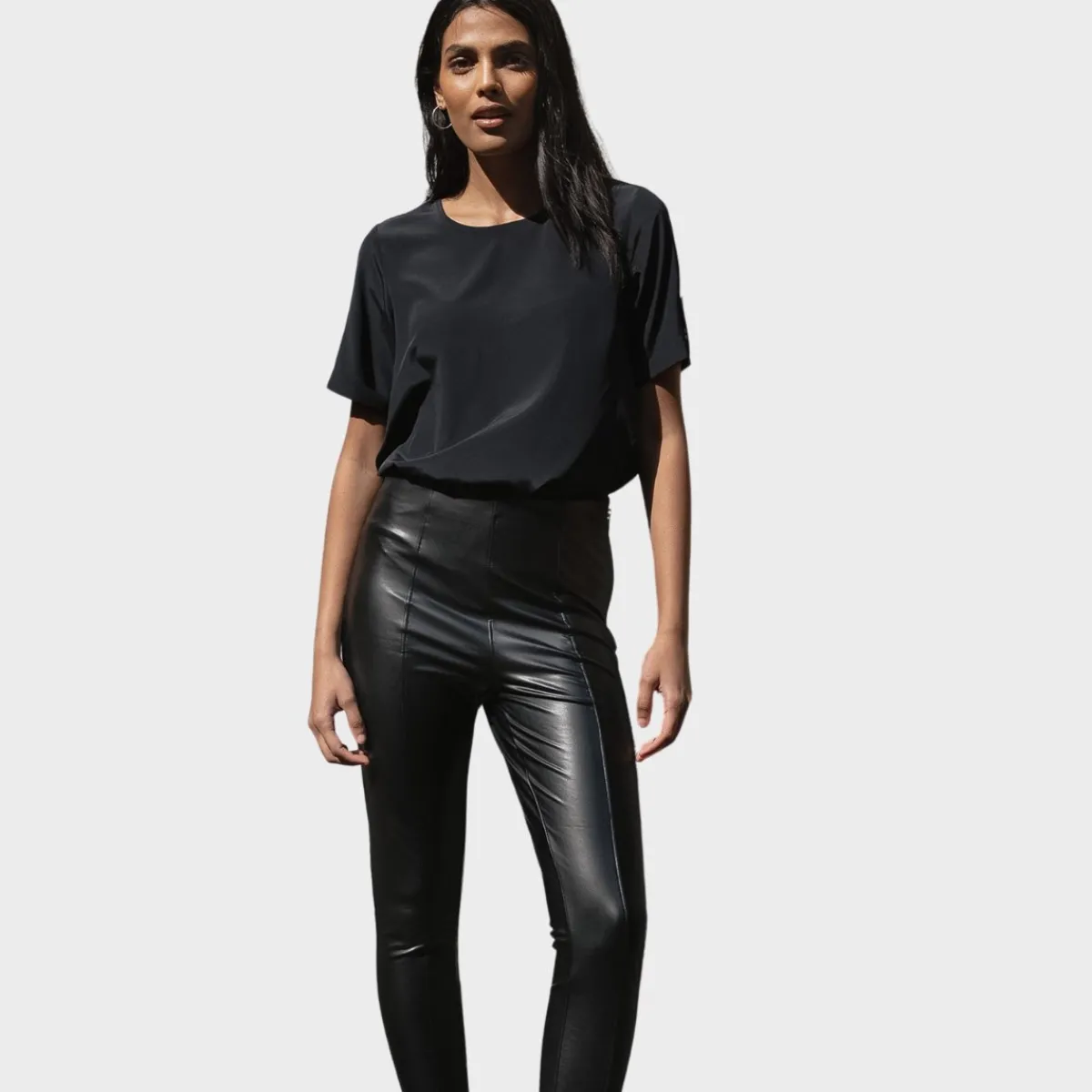 Hot Threadbare PU Legging Women Joggers & Leggings