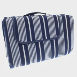 Discount 150 x 200cm Picnic Blanket Nautical Stripe Blankets | Blankets & Throws